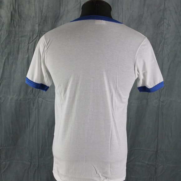 Vintage Graphic T-shirt - 47th Air Squadron RCAF Ringer T - Men's Medium - Picture 5 of 7